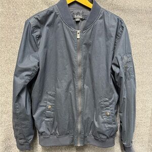 Buffalo David Bitton Men's Dark blue Bomber Jacket